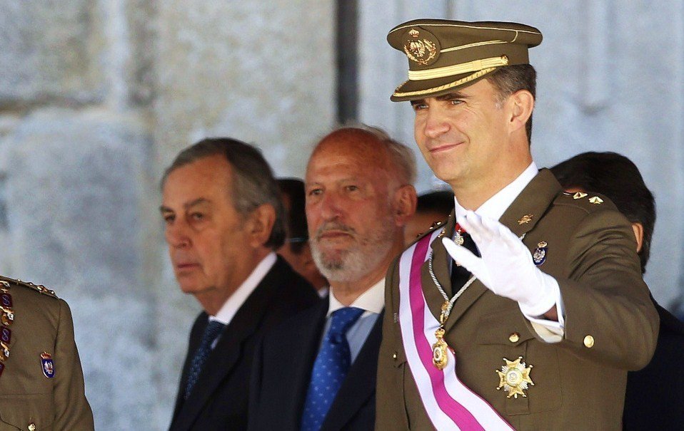 El príncipe Felipe, en su primer acto oficial tras el anuncio de abdicación.
