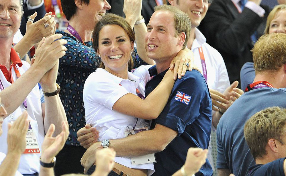 Los duques de Cambridge, en los Juegos Olímpicos de Londres (2012).