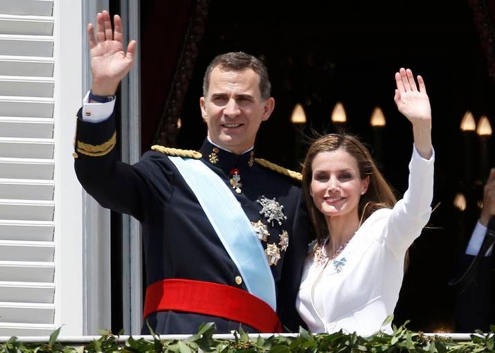Los reyes Felipe y Letizia.