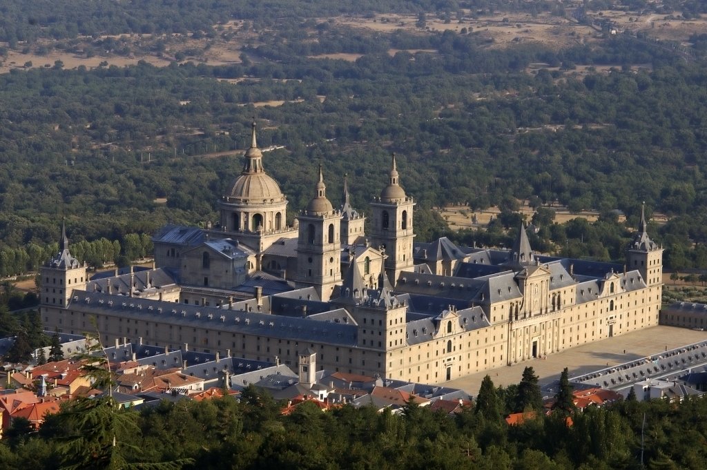 El Monasterio de San Lorenzo de El Escorial.