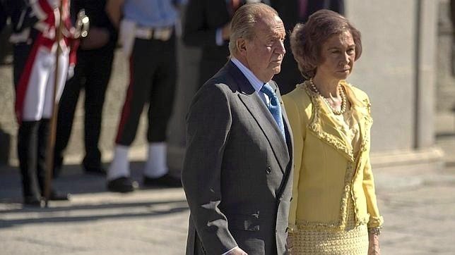 Los reyes Juan Carlos y Sofía. 