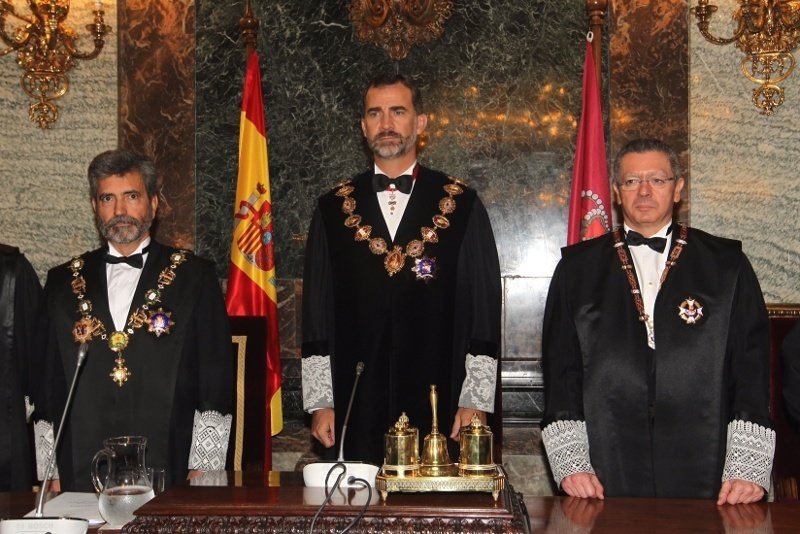 Felipe VI en la apertura del Año Judicial 2014/2015.