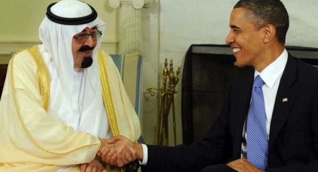 El rey de Arabia Saudí, Abdalá bin Abdelaziz, y Barack Obama.