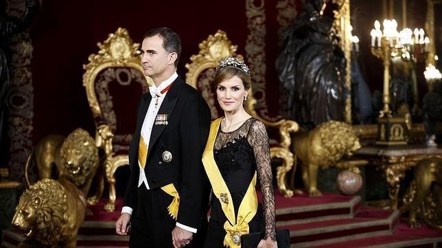 Los reyes Felipe y Letizia. 