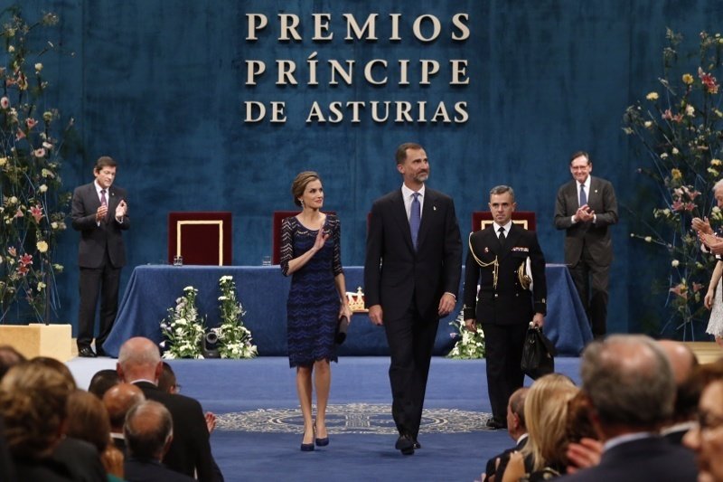 Ceremonia de entrega de los premios Príncipe de Asturias 2014.