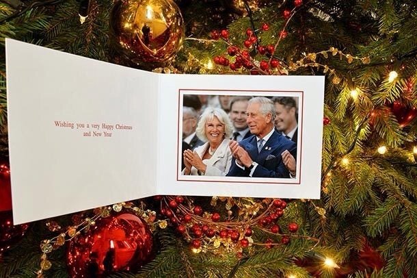 Tarjeta de Navidad del príncipe Carlos y la duquesa de Cornualles.