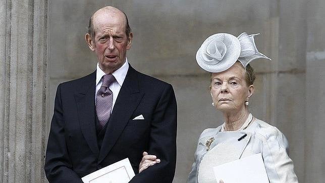 El duque de Kent y su esposa, la duquesa Catalina.