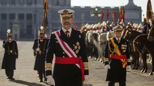 Felipe VI, en la Pascua Militar.