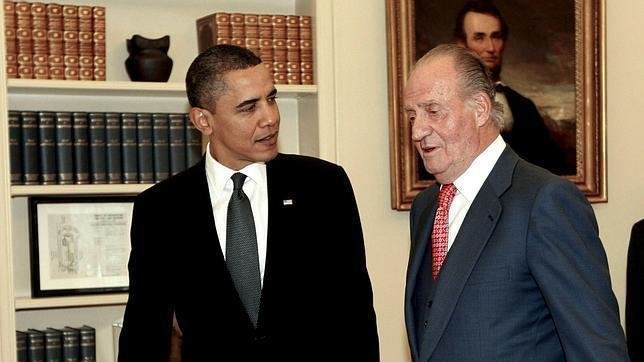 El presidente de Estados Unidos, Barack Obama, y el rey Juan Carlos.