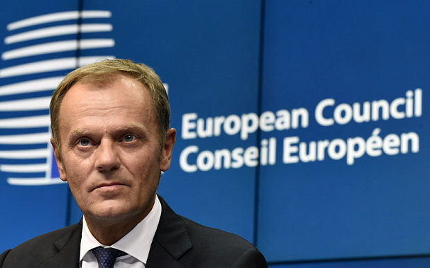 Donald Tusk, presidente del Consejo europeo.
