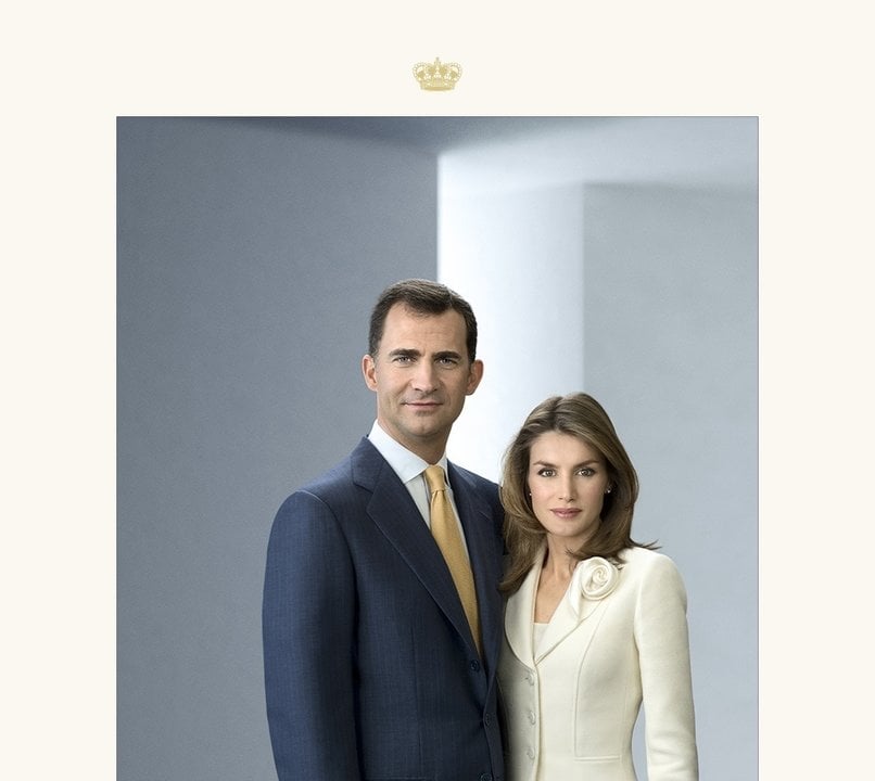 Retrato de los reyes Felipe y Letizia.