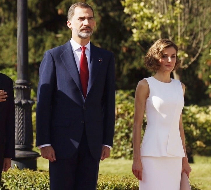 Los reyes Felipe y Letizia, en un acto oficial.