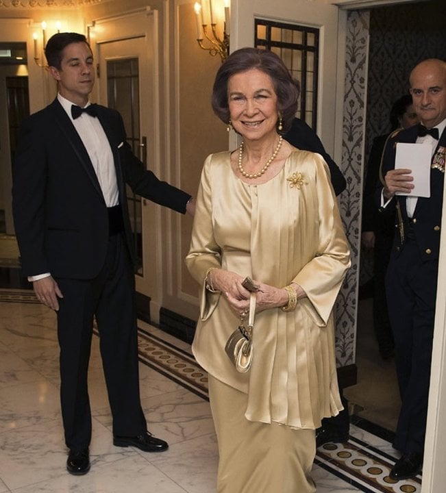 La reina Sofía, en un acto reciente.