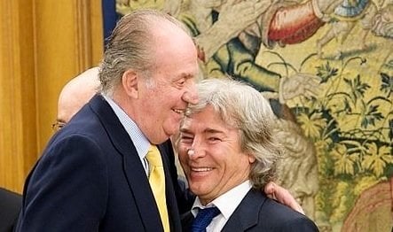 Juan Carlos I y Ángel Nieto.