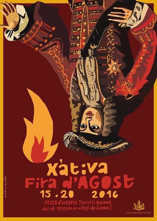 Cartel de las fiestas de Játiva.