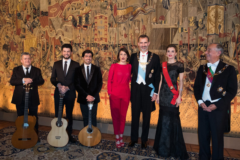 Cena de gala en Guimaraes en honor a los reyes Felipe y Letizia