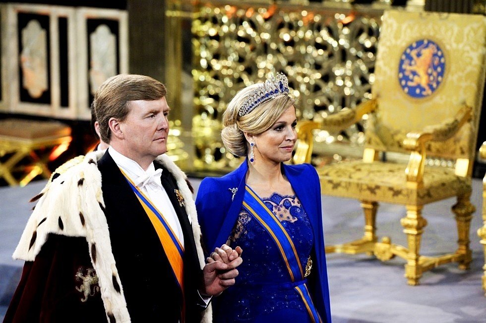 El rey Guillermo Alejandro de Holanda y su esposa Máxima.
