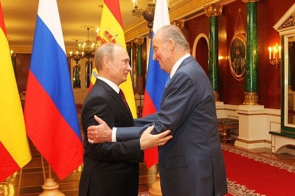 Vladimir Putin y Juan Carlos I, en uno de sus encuentros.