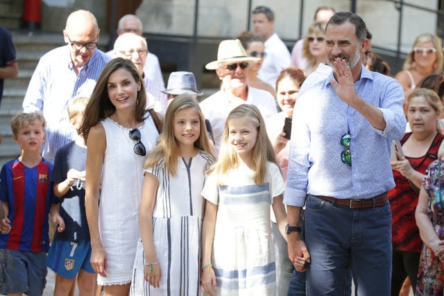 La Familia Real en Palma.