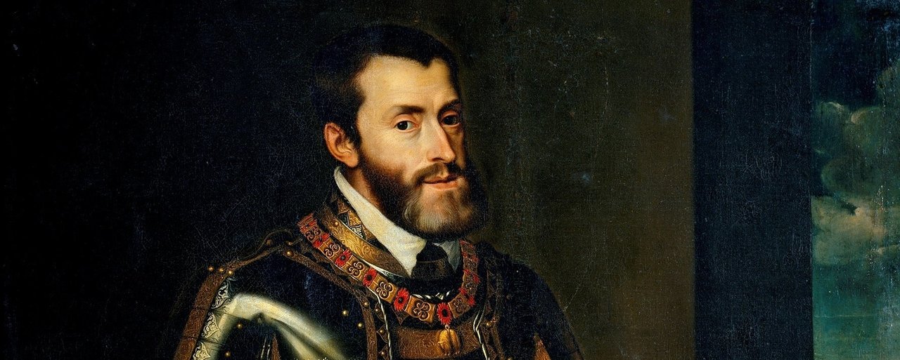 Carlos I, en una pintura de Pantoja de la Cruz.