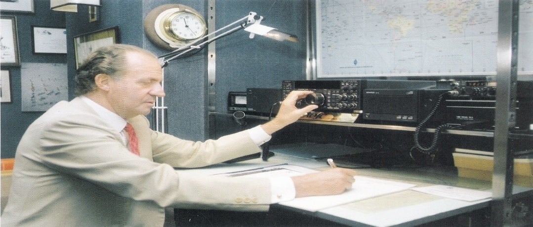 Juan Carlos I, en una imagen de archivo como radioaficionado.
