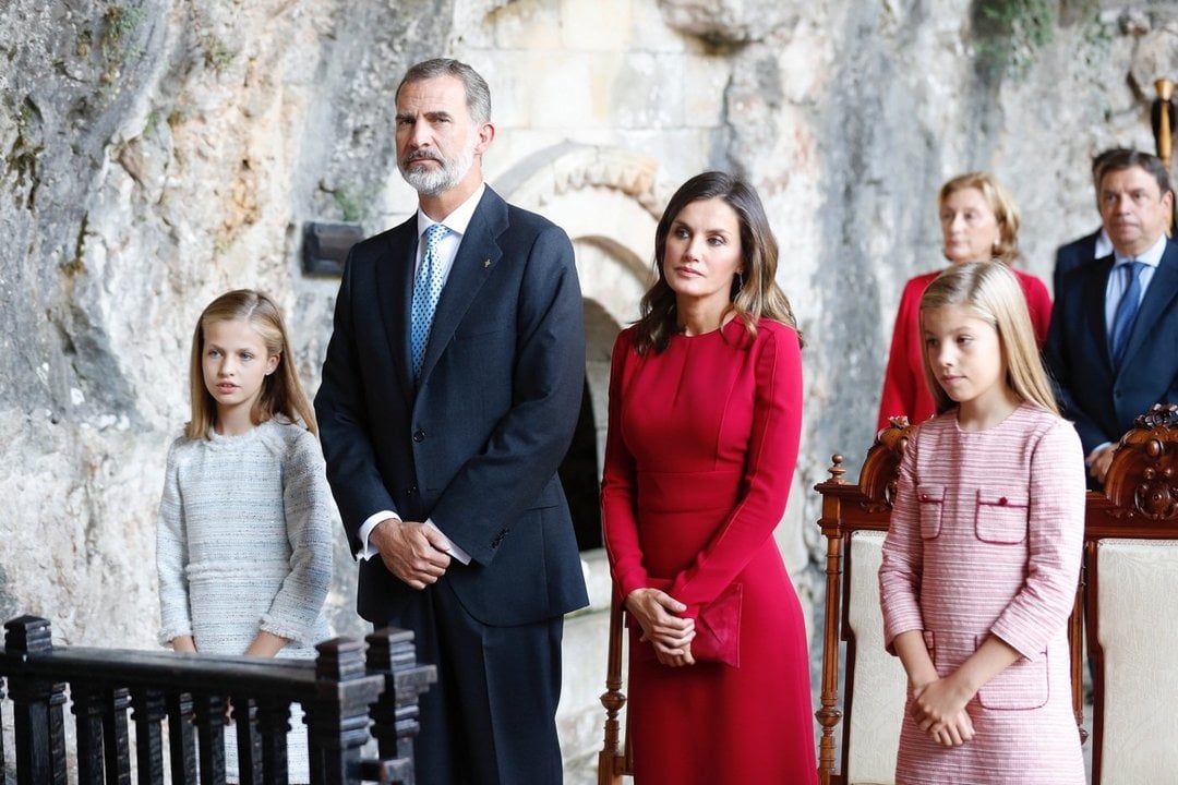 La Familia Real en Covadonga.