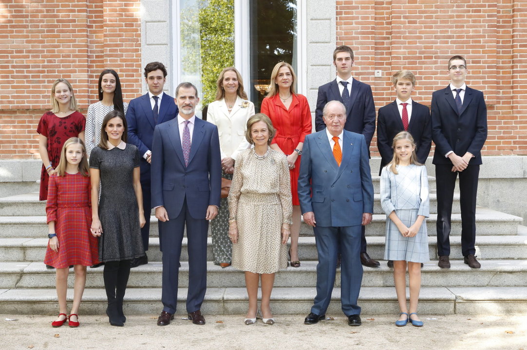 La Familia Real en el 80 aniversario de la reina Sofía.