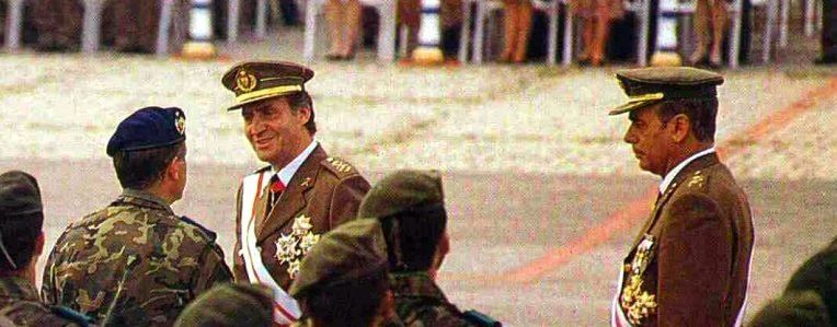 Juan Carlos I y Ramón Porgueres, en una foto de 1991.