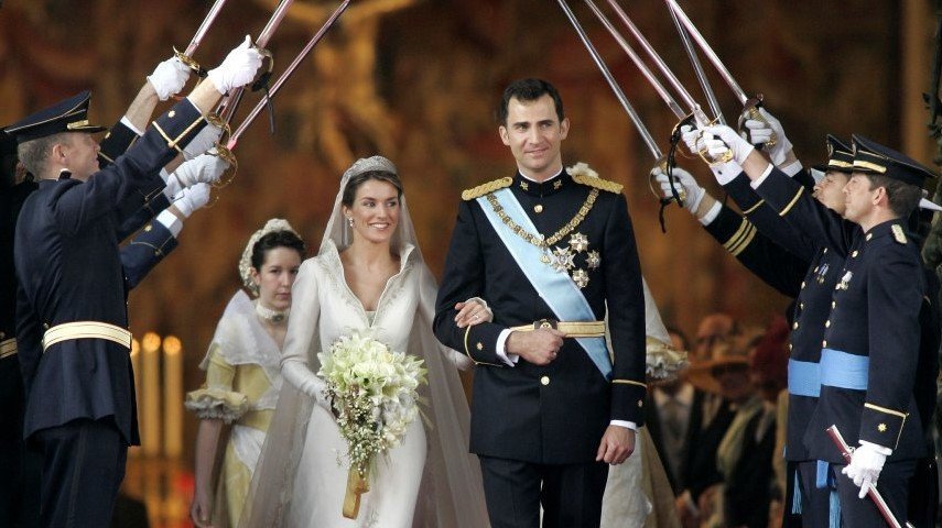 Los reyes, el día de su boda en 2004.