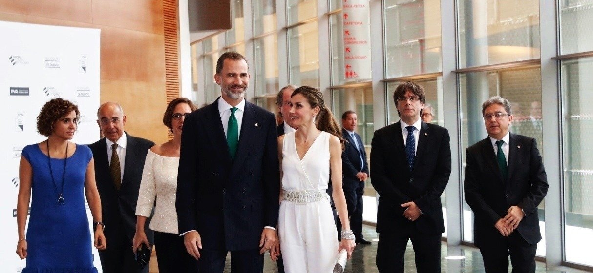 Don Felipe y Doña Letizia en los Premios Princesa de Girona