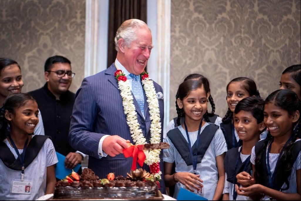 El príncipe de Gales celebra su cumpleaños en la India