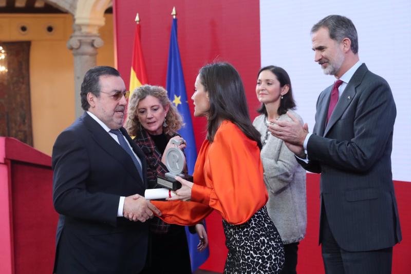 Los Reyes, al entregar a Carballeda el 3 de marzo la acreditación de embajador de la Marca España