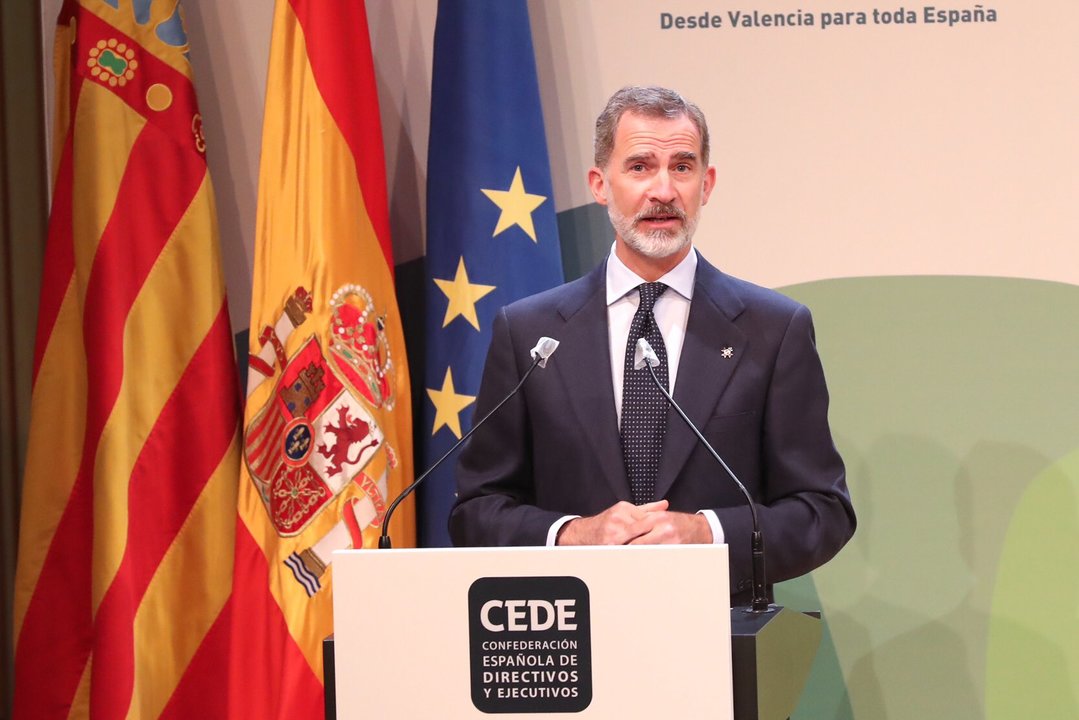 Felipe VI en la clausura del XIX Congreso de Directivos CEDE-Confederación Española de Directivos y Ejecutivos