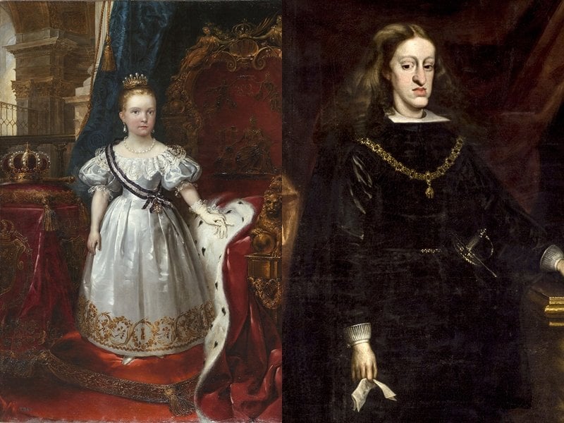 Isabel II de España y Carlos El Hechizado