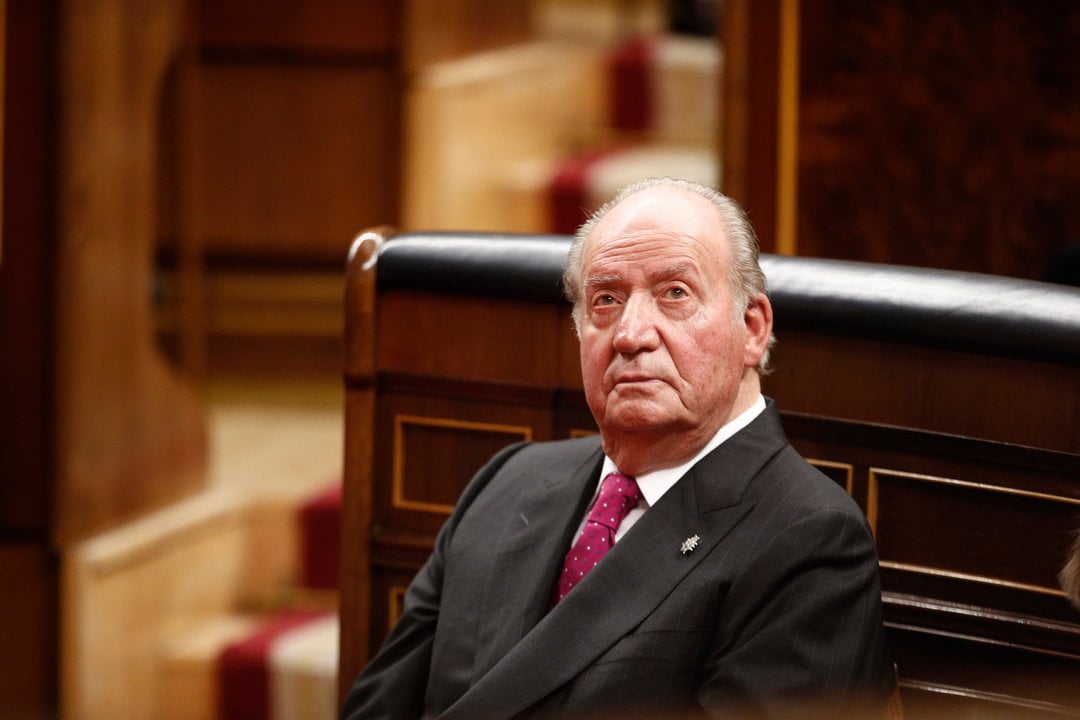 Juan Carlos I en el Congreso de los Diputados.
