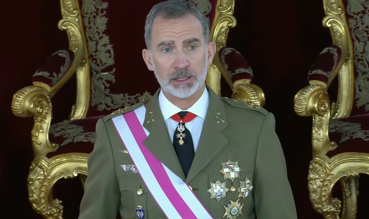 Felipe VI en el discurso de la Pascua Militar 2022.