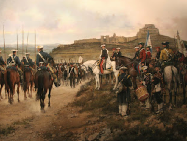El general carlista Cabrera y el castillo de Morella