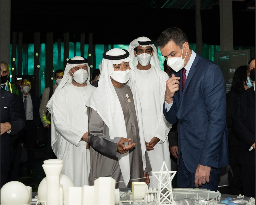El presidente del Gobierno, Pedro Sánchez, visita la Expo de Dubái