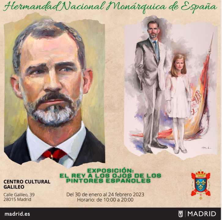 “El Rey a los ojos de los pintores españoles”: la nueva exposición en Madrid de Hermandad Monárquica de España.
