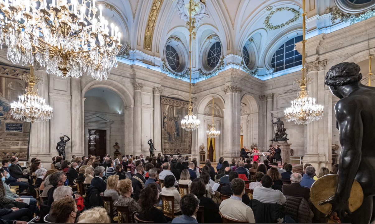 Concierto en el Salón de Columnas del Palacio Real de Madrid