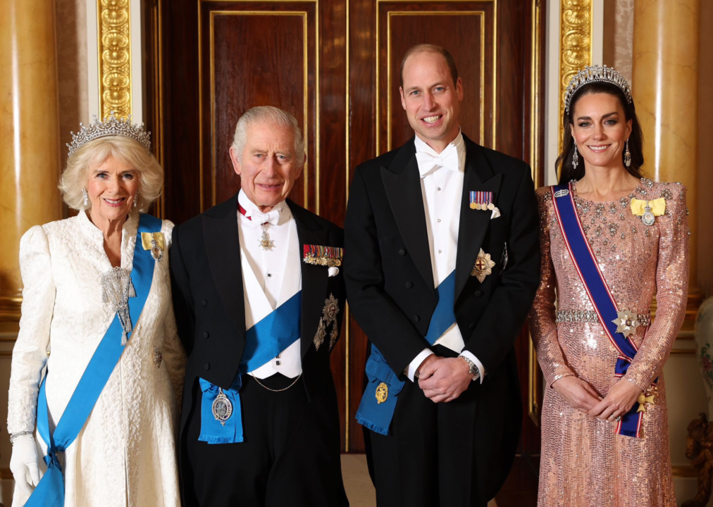 La familia real británica ofrecen una recepción diplomática antes de comenzar las vacaciones navideñas