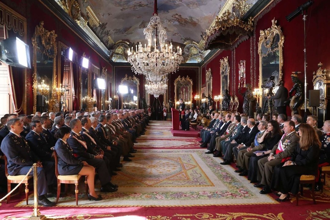 Pascua Militar del 6 de enero de 2024 en el Palacio Real de Madrid (Foto- Casa de S.M. el Rey). 