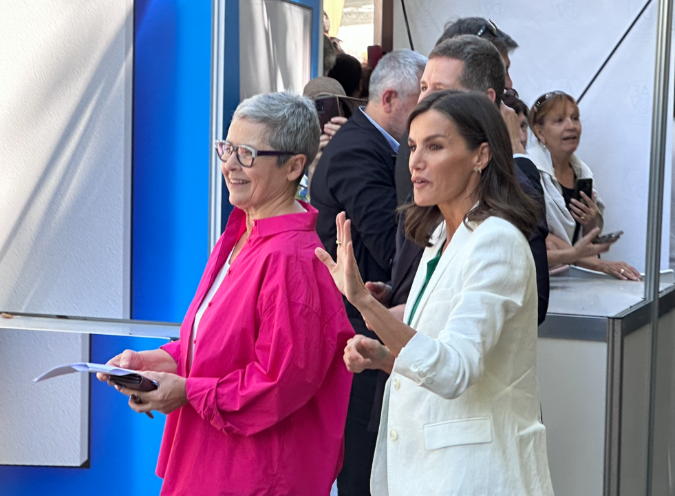 Letizia da el pistoletazo de salida a la Feria del Libro: un evento cultural con sabor a deporte. Foto: Sandra Cuevas.