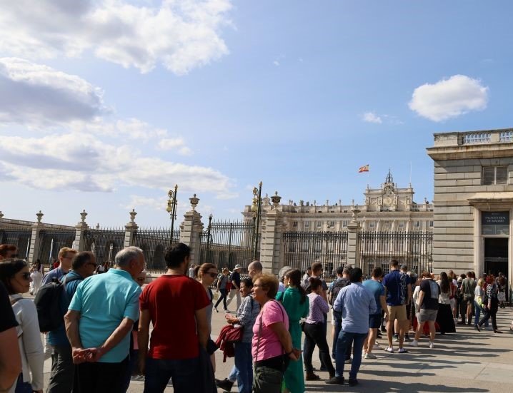 Acceso Palacio Real de Madrid