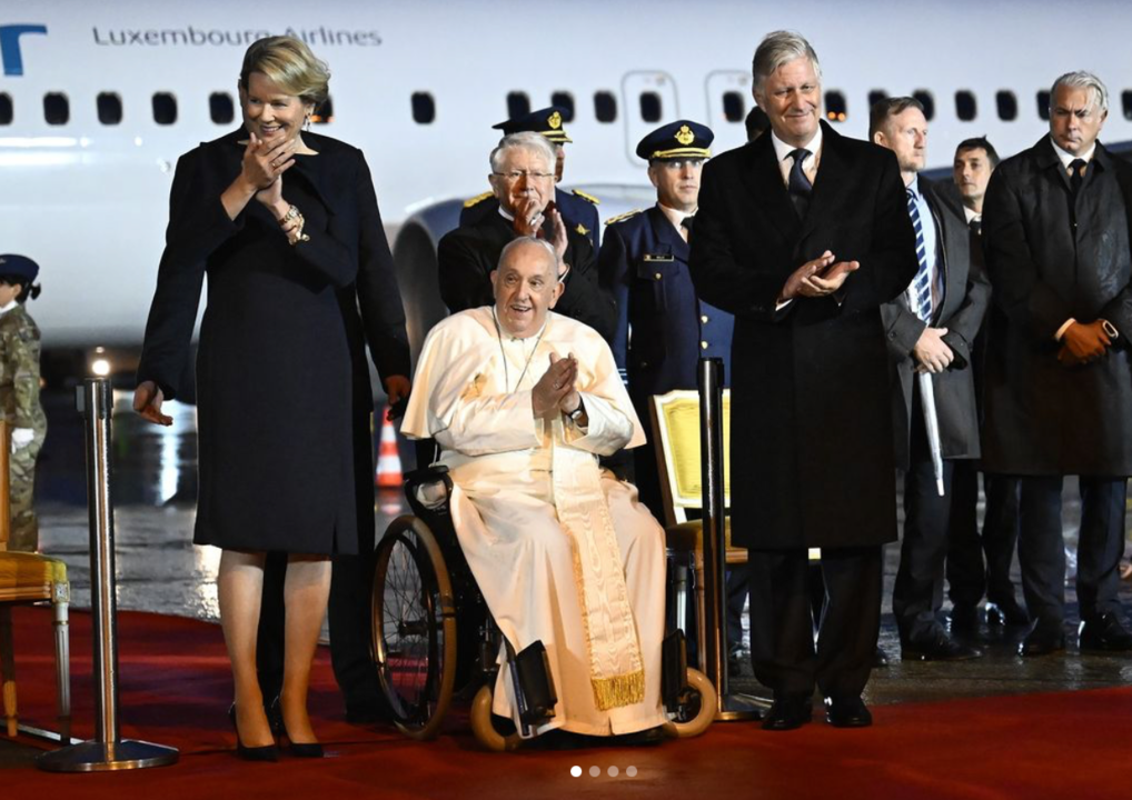 Los reyes de Bélgica reciben al Papa