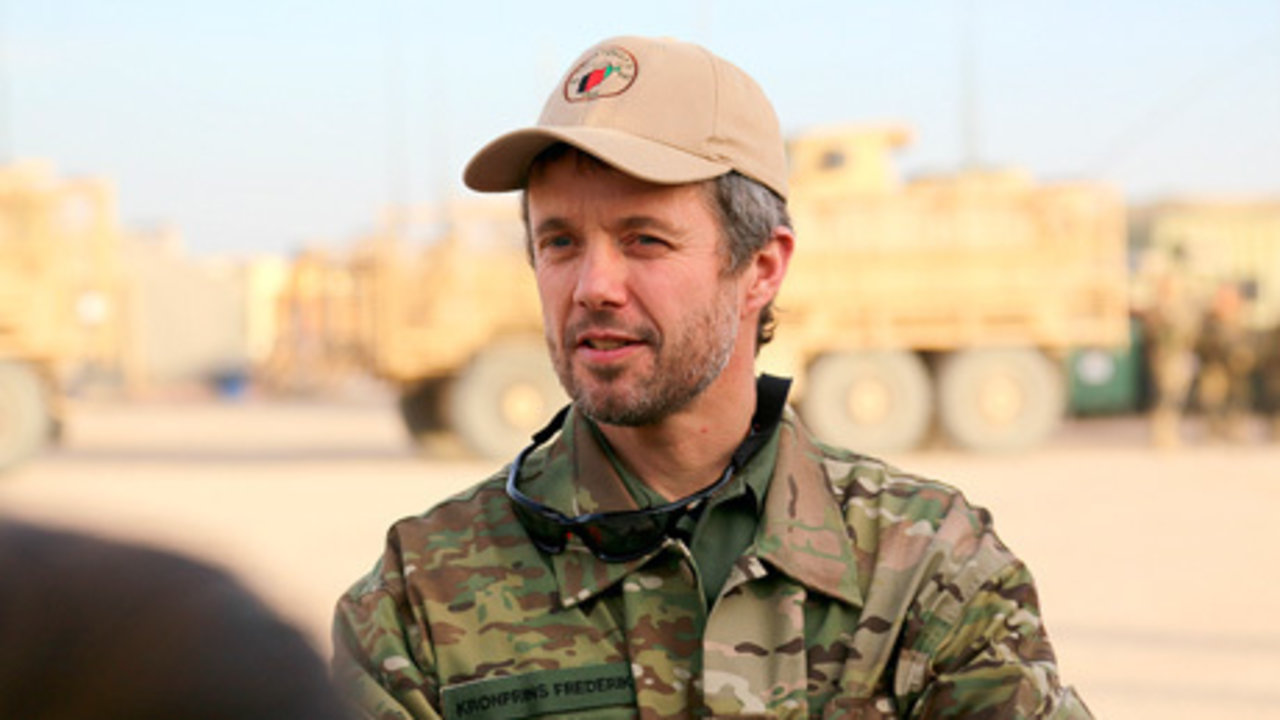 El príncipe Federico de Dinamarca en Afganistán.