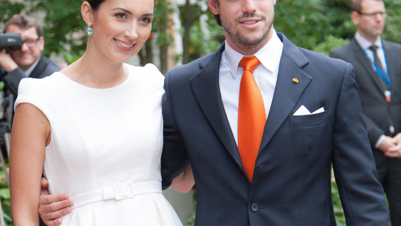 El príncipe Félix de Luxemburgo y su esposa Claire.