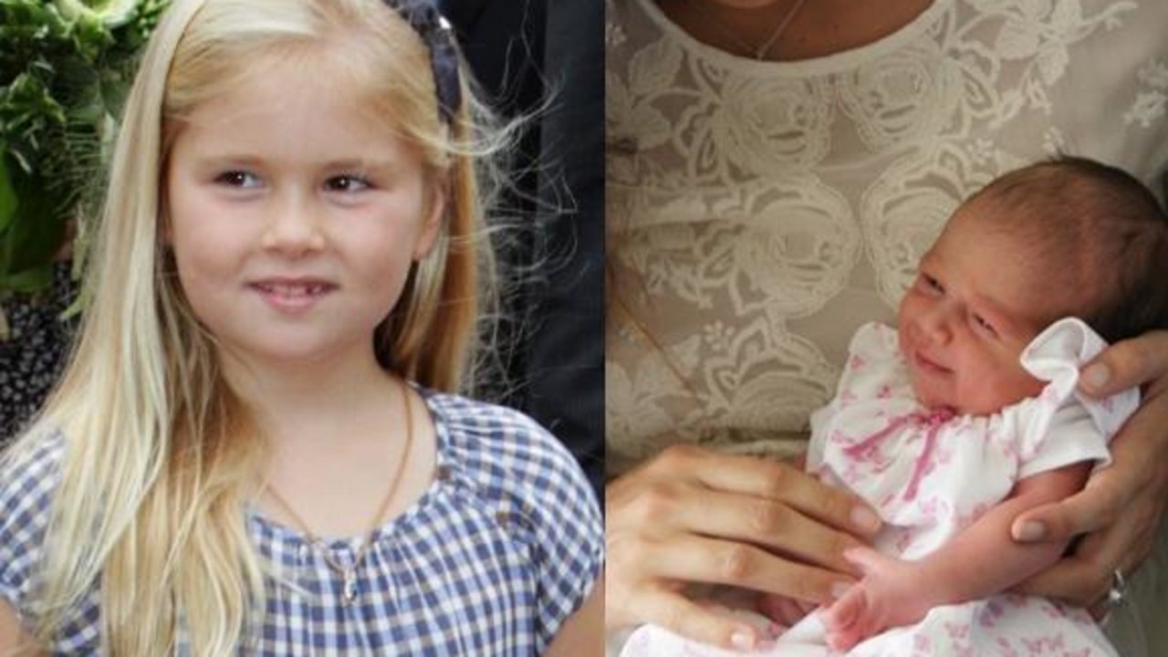 A la izquierda, la princesa Amalia de Holanda. A la derecha, Amalia de Luxemburgo.