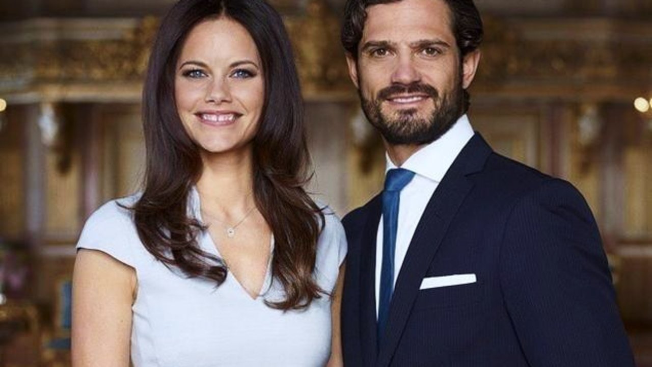 Sofia Helqvist y Carlos Felipe de Suecia.