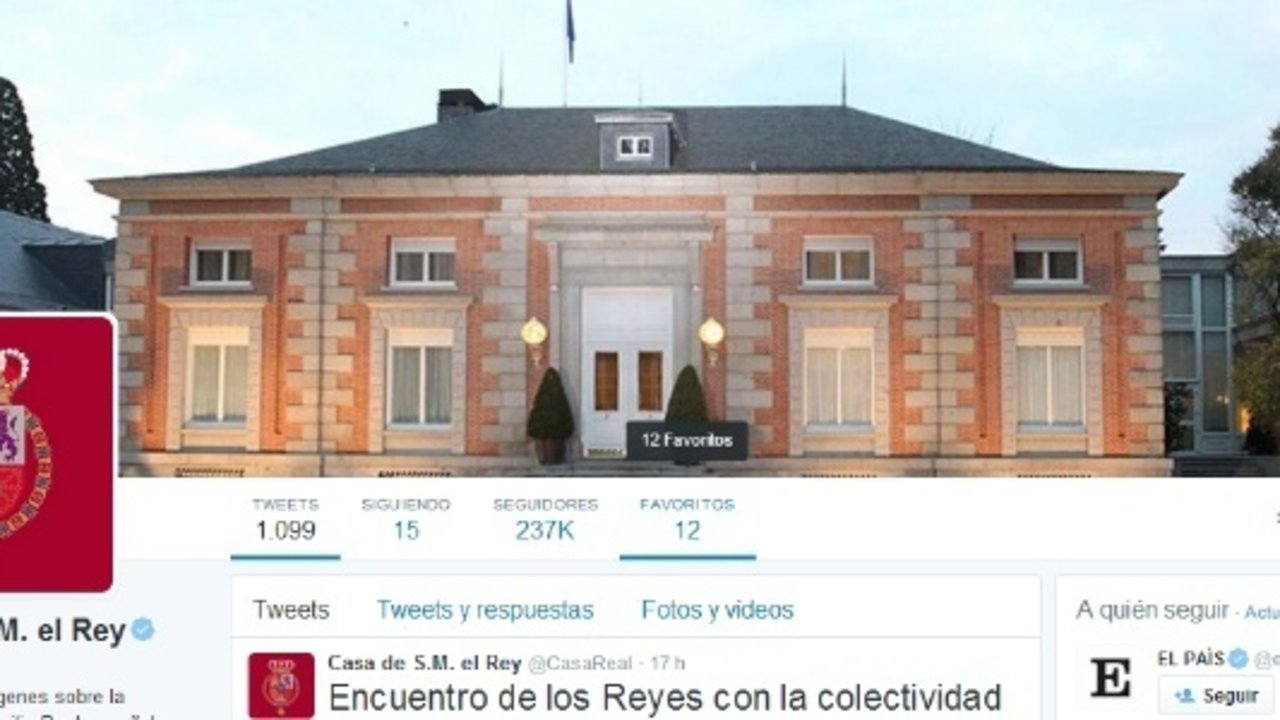 Twitter de la Casa del Rey.